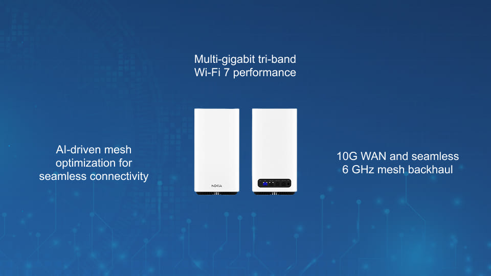 Nokia Wi-Fi Beacon 19 Tri-band Wi-Fi 7 mesh Wi-Fi for the multi-gigabit home