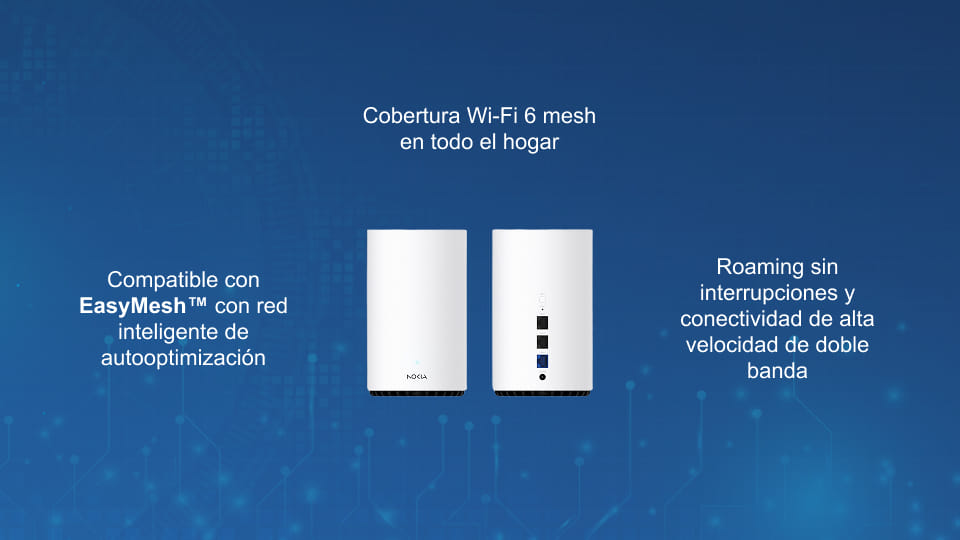 Nokia WiFi Beacon 3.1 - Beacon Wi-Fi 6 para una red mesh inteligente